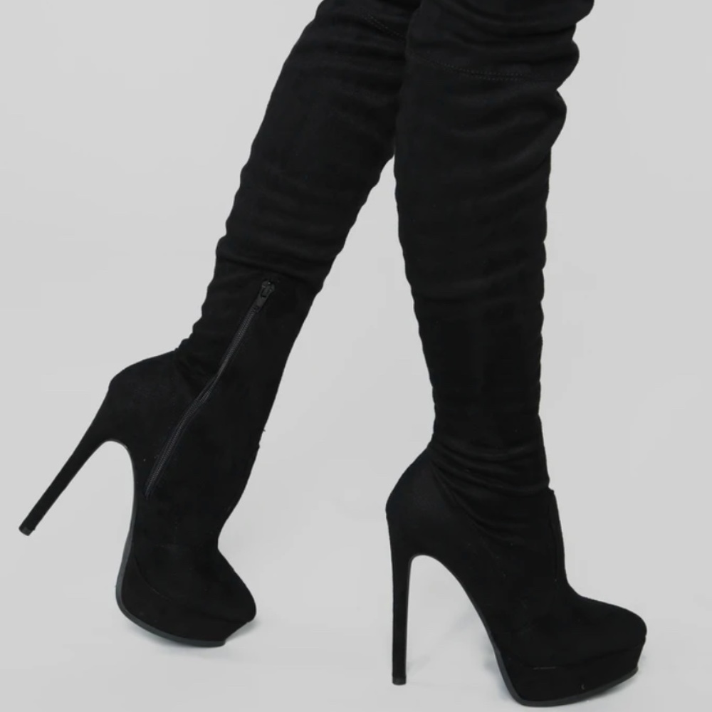 Knee High Suede Boot